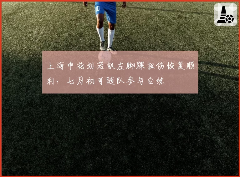 上海申花刘若钒左脚踝扭伤恢复顺利，七月初可随队参与合练